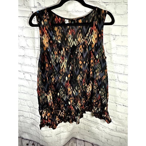 BLL NEW YORK LADIES SLEEVELESS  COLORFUL TOP (XL)  GOOD CONDITION‎    B-224 - Picture 1 of 5